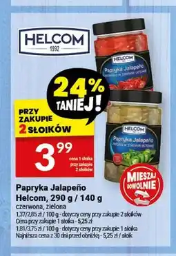 Twój Market Papryka Jalapeño Helcom czerwona oferta