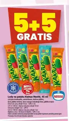 Twój Market Lody na patyku Kaktus Nestlé cytryna-truskawka oferta