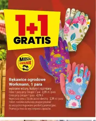 Twój Market Rękawice ogrodowe Workmann oferta