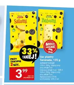 Twój Market Ser żółty w plastrach Salami Serenada oferta