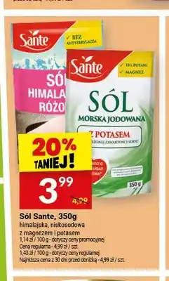 Twój Market Sól himalajska różowa Sante oferta