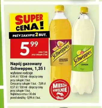 Twój Market Napój gazowany Schweppes Orange Passion oferta