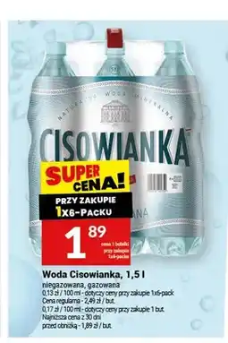 Twój Market Woda gazowana Cisowianka oferta
