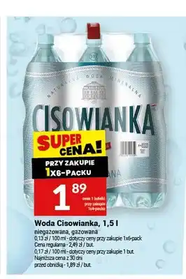 Twój Market Woda gazowana Cisowianka oferta