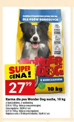 Twój Market Karma dla psa Wonder Dog sucha z kurczakiem oferta