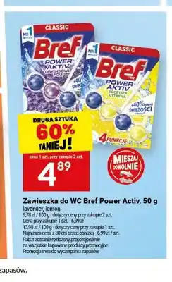 Twój Market Zawieszka do WC Bref Power Activ Lavender oferta