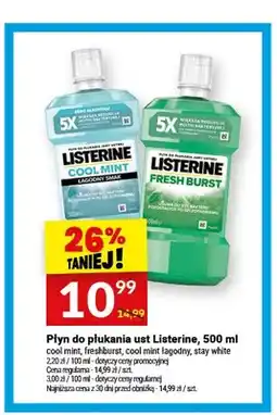 Twój Market Płyn do płukania ust Listerine Cool Mint oferta