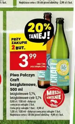 Twój Market Piwo Połczyn Craft bezglutenowe 5,7% oferta