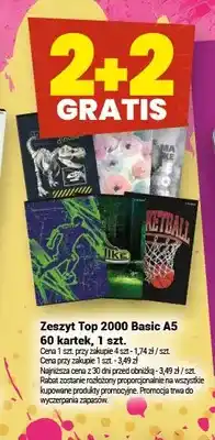 Twój Market Zeszyt Top 2000 Basic A5 60 kartek oferta