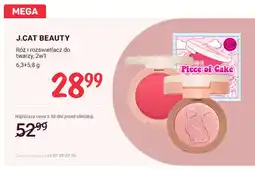 Rossmann Róż i rozświetlacz do twarzy 2w1 J.Cat Beauty oferta