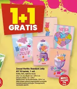 Twój Market Zeszyt Herlitz Standard Jelly A5 16 kartek kratka oferta