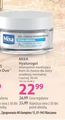 Hebe Krem nawilżający do twarzy Mixa oferta