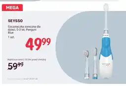 Rossmann Szczoteczka soniczna dla dzieci SEYSSO 0-3 lat Penguin Blue oferta