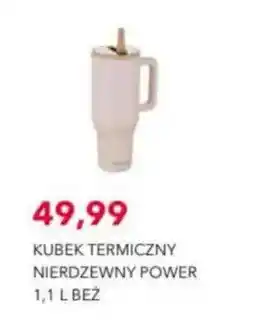 Nela Kubek termiczny nierdzewny Power Beż oferta