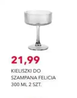 Nela Kieliszki do szampana Felicia 2-pak oferta