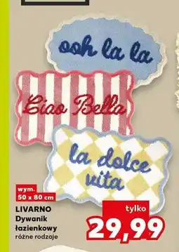 Kaufland Dywanik łazienkowy Livarno oferta