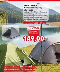 Kaufland Namiot kempingowy Countryside dla 4 osób oferta