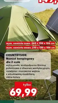 Kaufland Namiot kempingowy Countryside dla 2 osób oferta