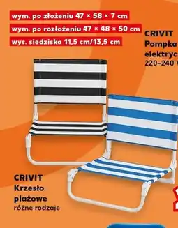 Kaufland Krzesło plażowe CRIVIT oferta