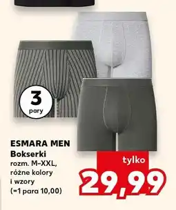 Kaufland Bokserki męskie Esmara Men 3-pak oferta
