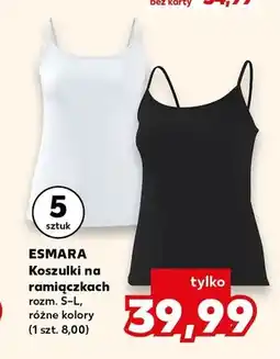 Kaufland Koszulki na ramiączkach damskie Esmara 5-pak oferta