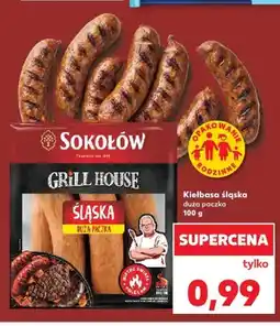 Kaufland Kiełbasa śląska Sokołów Grill House oferta