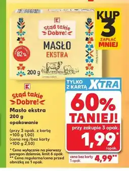 Kaufland Masło ekstra Stąd takie Dobre! oferta