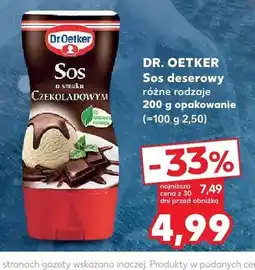 Kaufland Sos deserowy Dr. Oetker oferta