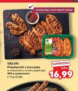 Kaufland Polędwiczki z kurczaka w marynacie o smaku jagód goji Sielski oferta