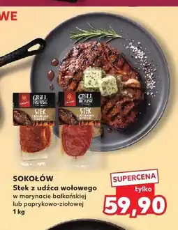 Kaufland Stek z udźca wołowego w marynacie bałkańskiej Sokołów oferta