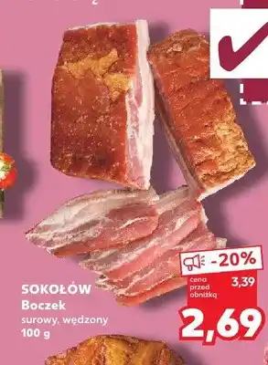Kaufland Boczek surowy wędzony Sokołów oferta