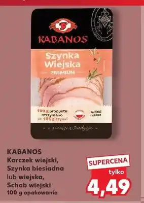 Kaufland Karczek wiejski Kabanos oferta
