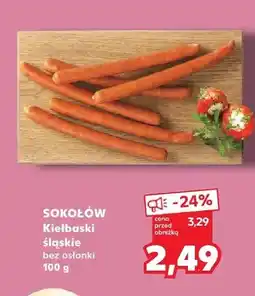 Kaufland Kiełbaski śląskie Sokołów bez osłonki oferta