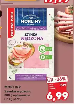Kaufland Szynka wędzona Morliny oferta