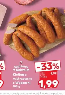 Kaufland Kiełbasa mistrzowska z Wędzarni Stąd Takie Dobre! oferta