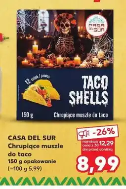 Kaufland Chrupiące muszle do taco Casa del Sur oferta