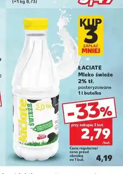 Kaufland Mleko świeże Łaciate 2% tł oferta