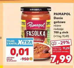 Kaufland Fasolka po bretońsku z kiełbasą Pamapol oferta