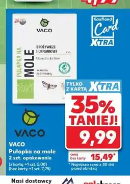 Kaufland Pułapka na mole spożywcze i ubraniowe Vaco 2-pak oferta