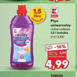 Kaufland Płyn uniwersalny K-Classic Alles Reiniger oferta