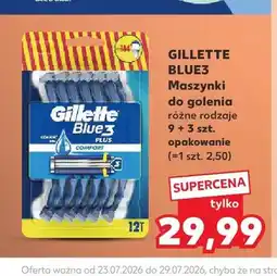 Kaufland Maszynki do golenia Gillette Blue3 Comfort oferta