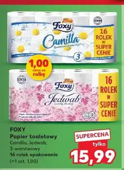 Kaufland Papier toaletowy Foxy Jedwab oferta