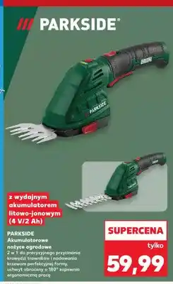 Kaufland Akumulatorowe nożyce ogrodowe Parkside oferta