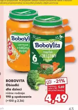 Kaufland Danie dla dzieci BoboVita Warzywa z delikatną rybą oferta