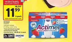 Intermarche Napój probiotyczny Actimel truskawkowy oferta