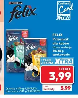 Kaufland Przysmak dla kotów Felix Party Mix Original oferta