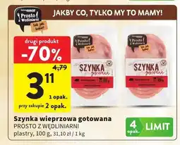 Intermarche Szynka wieprzowa gotowana Prosto z Wędliniarni oferta