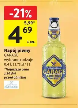 Intermarche Napój piwny Garage Hard Lemon oferta