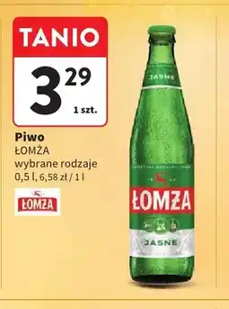Intermarche Piwo Łomża Jasne oferta
