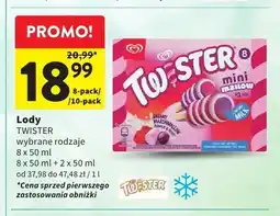 Intermarche Lody Twister Mini Mallow 10-pak oferta